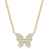 Yokoamii Ketting geel goud zirkonia 45 cm