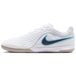 Nike Tiempo Reactgato Ic - Blanc/gris - Chaussure de futsal (Ic), pointure 38½