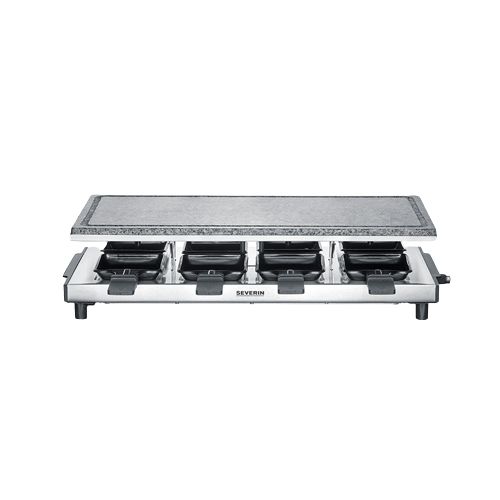 Severin RG 2374 Raclette Grill - 8 Personen - 1500W - Zwart/RVS