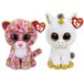 TY - Knuffel - Beanie Buddy - Lainey Leopard & Pegasus Unicorn