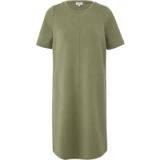 s.Oliver Robe femme en modal mélangé côtelé à col rond