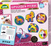 Lena paarden knutselset gips glitter magneten creatief speelgoed