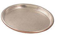 Vigor Blinky 94080-30 ronde bakplaat in vertind koper, 3 cm rand, 30 cm in diameter
