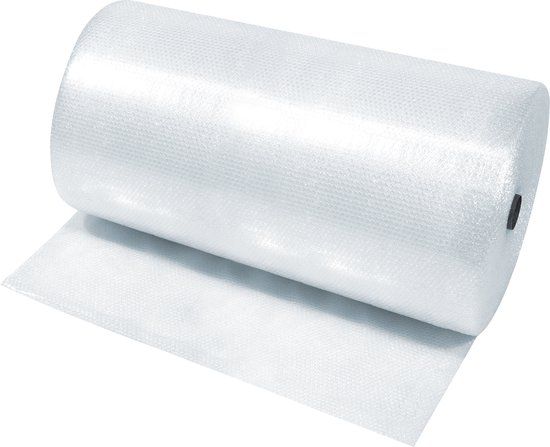 Raadhuis luchtkussenfolie - 120cm x 300m - noppenfolie - op rol - Transparant - RD-351265