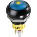 APEM IPR3SAD2L0G IP Series Bouton-poussoir 28 V/DC 5 A 1x Marche/(Arrêt) Momentané Vert (Ø x h) 12 mm x 20 mm IP69K 1 pièce(s)