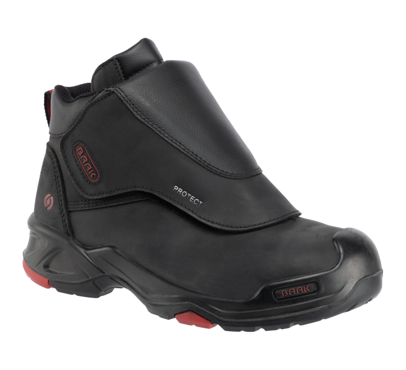 Baak Björn Lasschoen 6647 S3 | Zwart/Rood | Maat 41