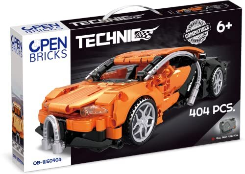 OPEN BRICK Open Bakstenen Sportwagen Orange