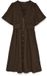 VERO MODA VMMELANEY 2/4 BLK DRESS WVN NOOS Dames Mini jurk Chocolate Torte Polyester XS