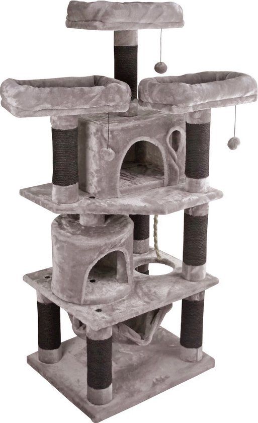 Adori Krabpaal Lily 60x50x143cm - Grijs Zwart