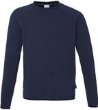 uhlsport ID sweatshirt zonder capuchon - voor kinderen en volwassenen - voetbal-sweatshirt, marineblauw, 140 cm