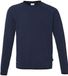 uhlsport ID sweatshirt zonder capuchon - voor kinderen en volwassenen - voetbal-sweatshirt, marineblauw, 140 cm