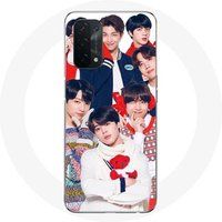 Maniacase Hoesje voor Oppo A54 5G BTS Poster Memebers Kerstcadeau 2023