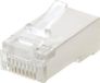 DATACOM connector, STP, CAT5E, 8 polig, RJ45, draad