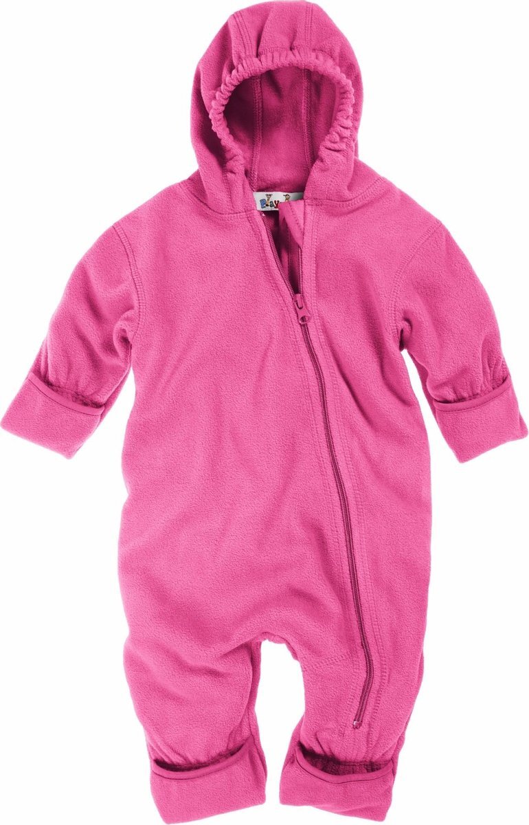 Playshoes babypyjama onesie fleece junior roze