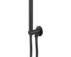 Qisani Flow handdouche Zwart Gecoat - RVS - 5 jaar garantie