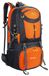 Orange 50L Sac à dos d'extérieur imperméable