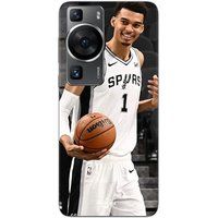 Huawei P60 portemonnee Victor Wembanyama San Antonio Spurs n°1 Maniacase