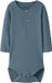 NAME IT NBMKAB LS BODY NOOS Baby Body Blue Mirage Taille 62