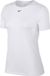 Nike Pro Top Dames Sportshirt Korte Mouw Polyester Wit Maat S