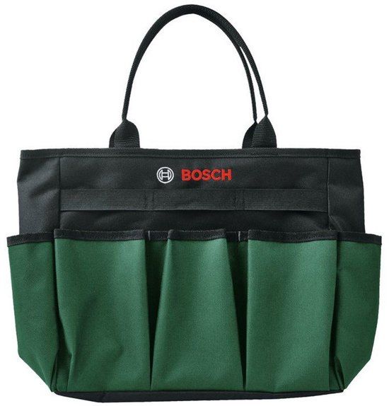 Bosch Tuingereedschapstas – 8 vakken – Nylon/Polyester – Groen/Zwart – F016800649