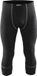 Craft Active culotte pantalon thermique 3/4 noir homme