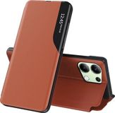 Techsuit Hoesje geschikt voor Xiaomi Redmi Note 13 4G - eFold Book Case - Oranje