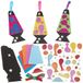 Baker Ross FN572 Lava Lamp Mix & Match Decoratiesets - Set van 8, Kunst en Ambacht Schuim Decoratiesets voor Kinderen