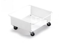 Durable 1801668010 Durabin® trolley voor afvalbak 90 liter vierkant, wit