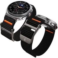 Spigen DuraPro Flex Band Geschikt voor Samsung Galaxy Watch 8 40MM / 44MM / 8 Classic 46MM - Zwart