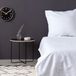 L'Essentiel Linge de Maison Housse de couette satinée blanche - 100% Coton Satin - Blanc - 220 x 240 cm + 2 taies d'oreiller 60 x 60 cm