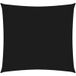 Voile d'ombrage Voile de parasol Tissu Oxford Carré 5x5 m Noir