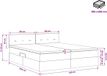 vidaXL Opbergbed met hoofdeinde, 2 stuks, zwart, kunstleer