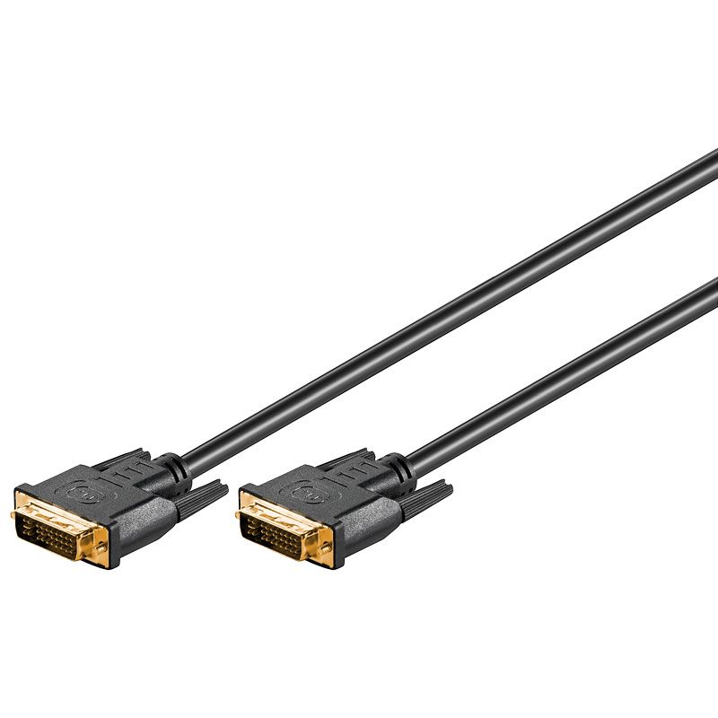 Goobay DVI-I Kabel - 2m - Zwart