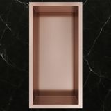 Hotbath Inbouwnis - 30 x 15 x 10 cm - Geborsteld Koper PVD