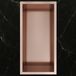 Hotbath Inbouwnis - 30 x 15 x 10 cm - Geborsteld Koper PVD
