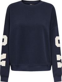 Only Trui Onlsweat L/s Back/sleeve Print Swt 15356793 Night Sky/birch Houston Print Dames Maat - S
