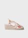 Toni Pons Espadrille compensée pour femmes avec broderie multicolore | MONTJOI