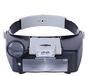 Loupe avec bandeau et éclairage LED, 4 niveaux de grossissement, réglable, noir