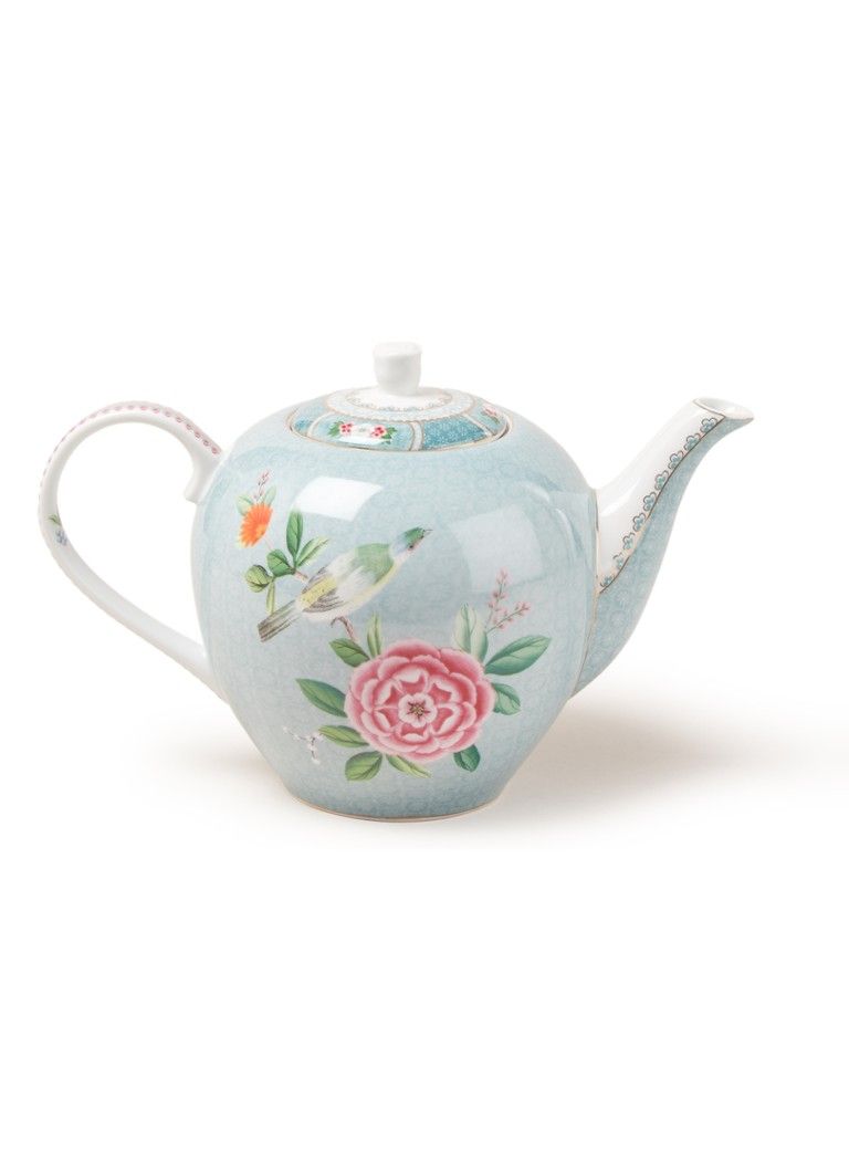 PIP studio Blushing Birds theepot 1,6 liter - porselein