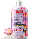 Milva Shampoo met witte kaolin clean * voor sterk en dik haar, 200 ml