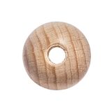 Rayher 6250300 ruwe houten ballen, geboord, 10 mm ø, 2,8 mm boring, SB-Btl 35 stuks