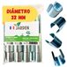 Kasclips Clips pour serre en métal 32 mm - 20 pièces pour bâches et films