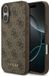 Guess 4G Classic Backcover hoesje - geschikt voor Apple iPhone 17 - Bruin