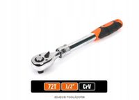 TEGER Clé dynamométrique télescopique 1/2" 72T CRV Acier