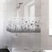 Ambiance Sticker Privacy raamfolie - Bloemen- en vlinderveld - Raam- en douchedeurstickers - 40x100cm