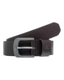 Quiksilver De Everydaily-lederen riem voor heren, Bruin, M