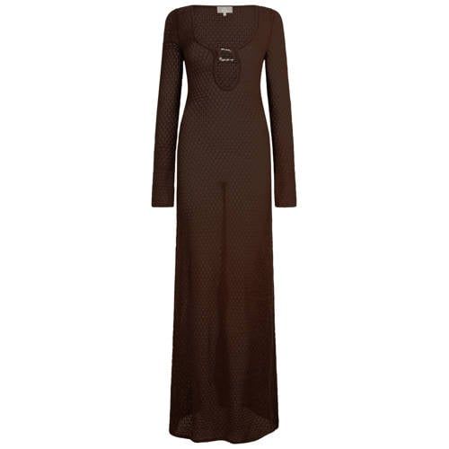 The Lola Club strandjurk Kylee Maxi bruin