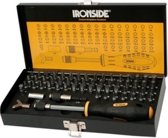 Ironside Bitset 60-delig PH+PZ+HEX+TX+SL