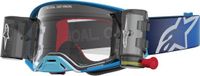 Alpinestars Supertech Firma Roll-Off Motocrossbril Blauw/Zilver