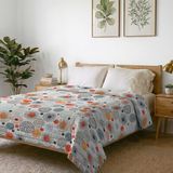 bedrukte Acquerello bedrukte zomer quilt "FANTASY", polyester vulling, 260x270cm